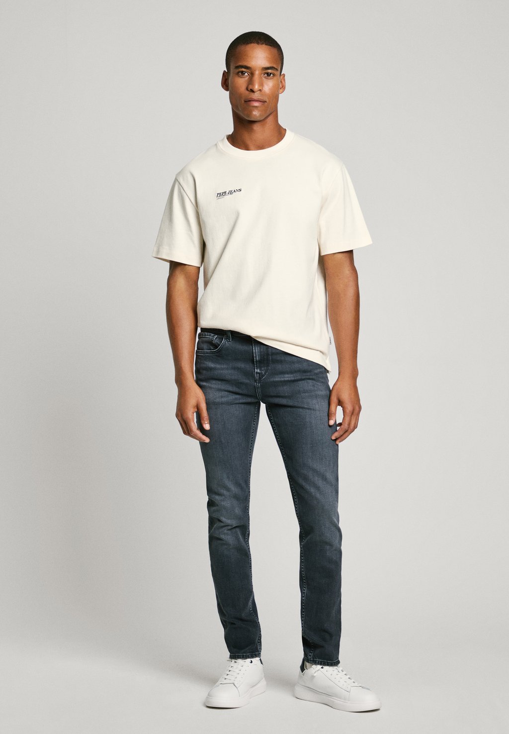 

Джинсы облегающего кроя HATCH Pepe Jeans, черный деним