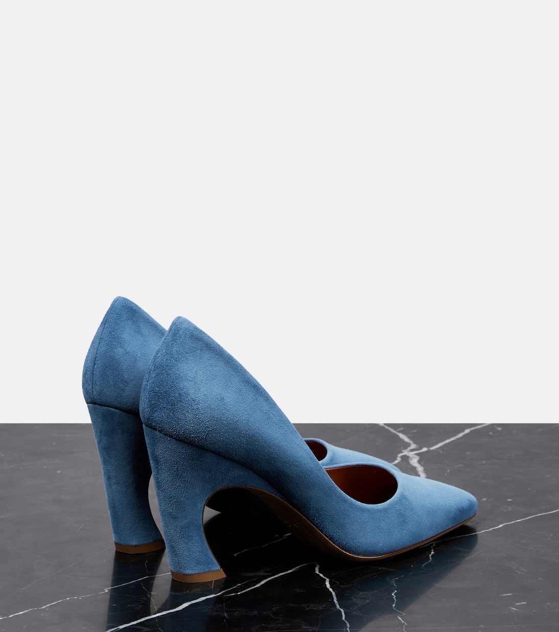 Замшевые туфли Oli Chloé, Shady Cobalt — фото 3