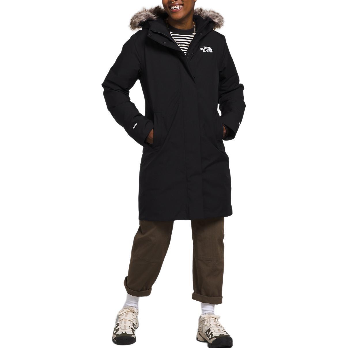 

Пальто-парка женское черное The North Face
