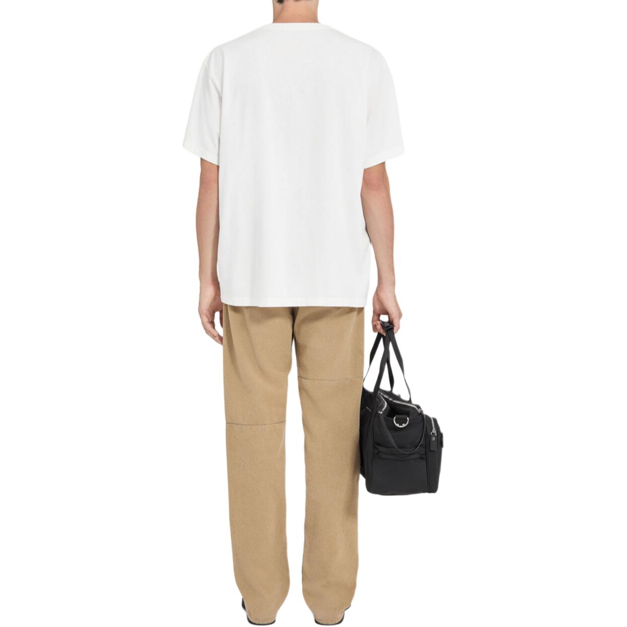 Футболка с круглым вырезом MM6 Maison Margiela, белый — фото 4