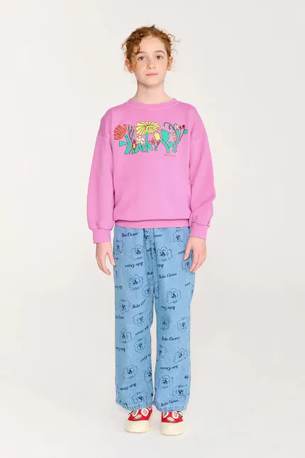 Толстовка с капюшоном Color Herbalist relaxed sweatshirt Bobo Choses, фиолетовый — фото 4