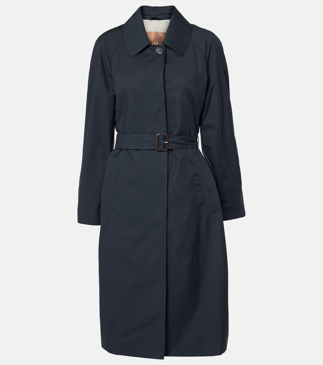 

Пальто из хлопчатобумажной ткани Orleans Max Mara, синий