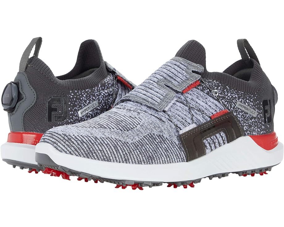 

Кроссовки FootJoy Hyperflex BOA Golf Shoes, цвет Grey/Red, Серый, Кроссовки FootJoy Hyperflex BOA Golf Shoes, цвет Grey/Red