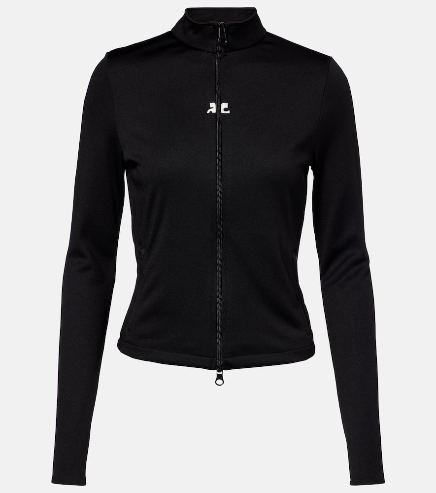 

Тренировочная куртка интерлок Courrèges, Black