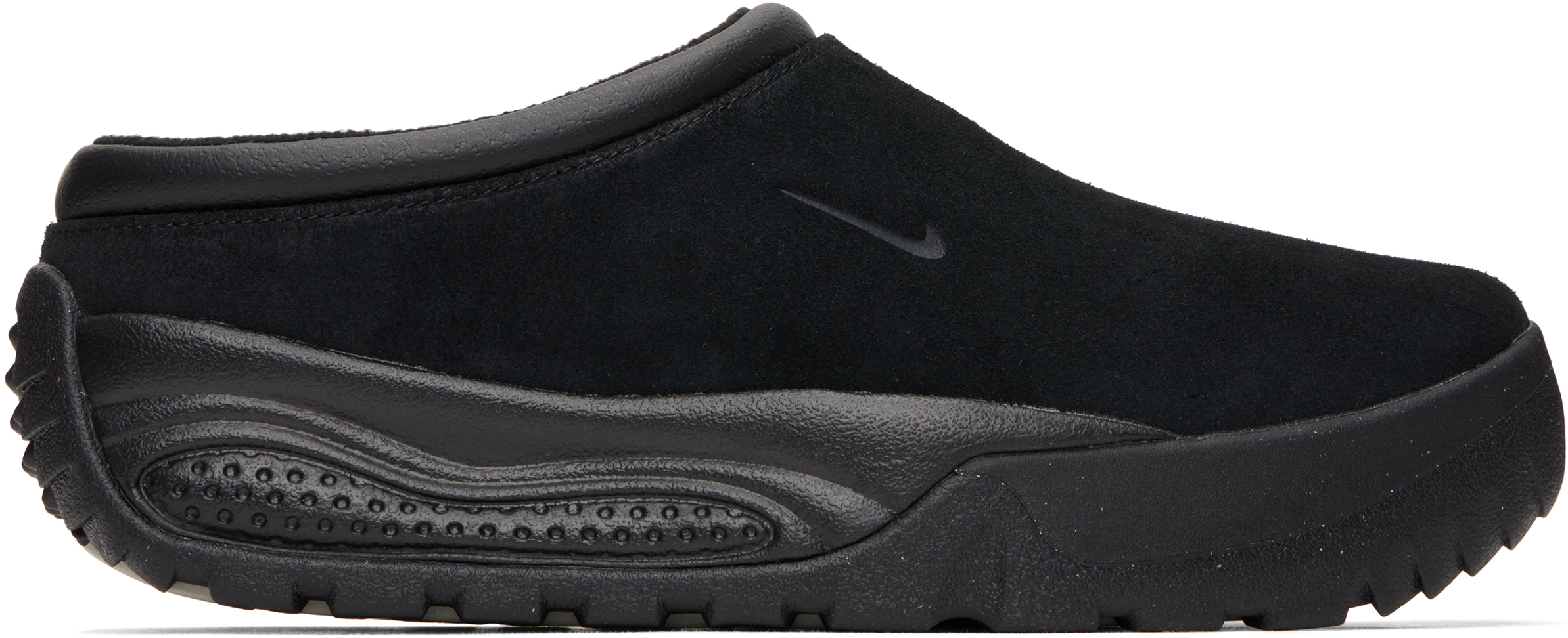 

Черные тапочки ACG Rufus Nike, Black/Summit white/Hot curry/Black