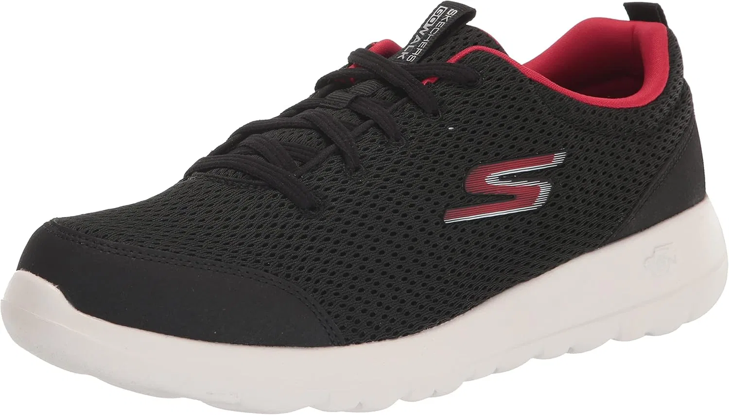Мужские спортивные походные кроссовки Skechers Gowalk Max-Athletic с воздухоохлаждающей подошвой, Black Red