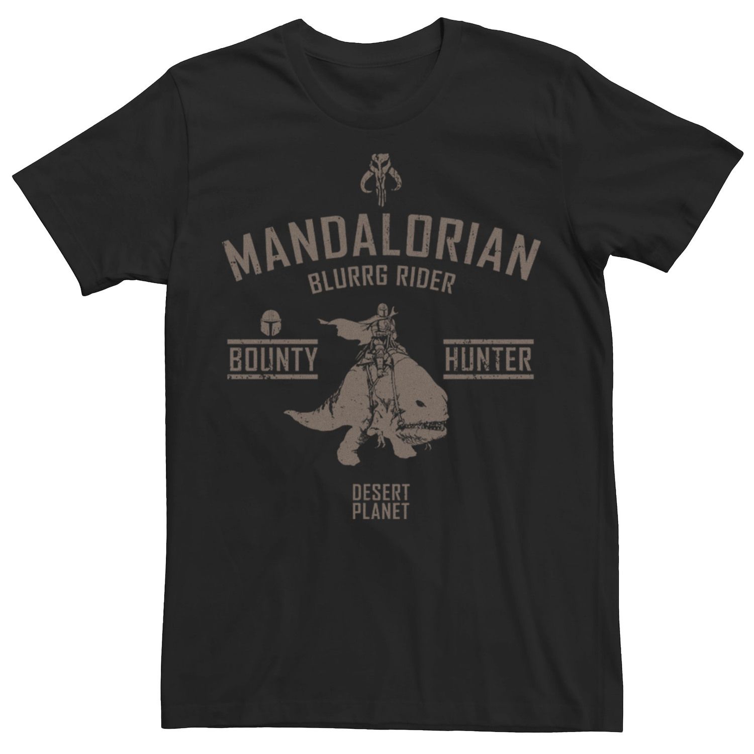 

Мужская футболка с логотипом The Mandalorian Blurrg Rider Star Wars