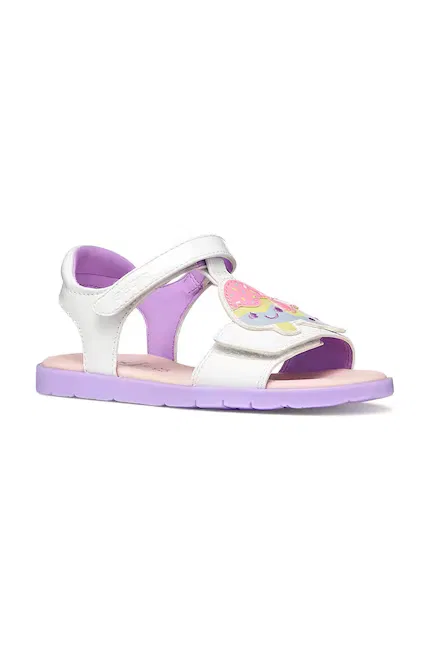 Сандалии детские с закрытым носком SANDAL JOYFOOT Geox, белый