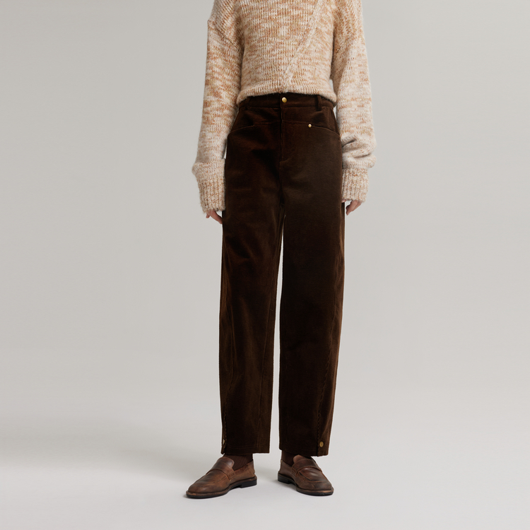 

ELLE Женские повседневные брюки Coffee