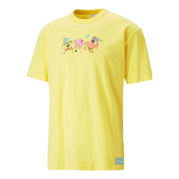 

Футболка x spongebob graphic t-shirt 'yellow' Puma, желтый