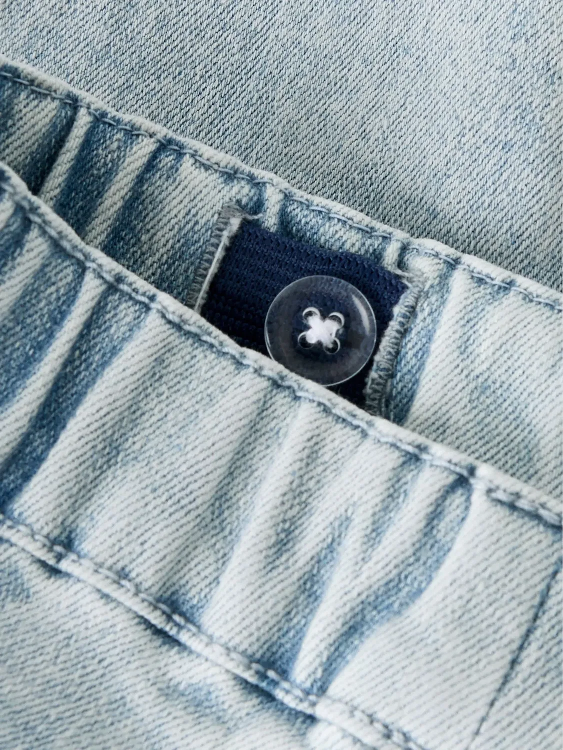Джинсы свободного кроя, Name it, light blue denim — фото 4