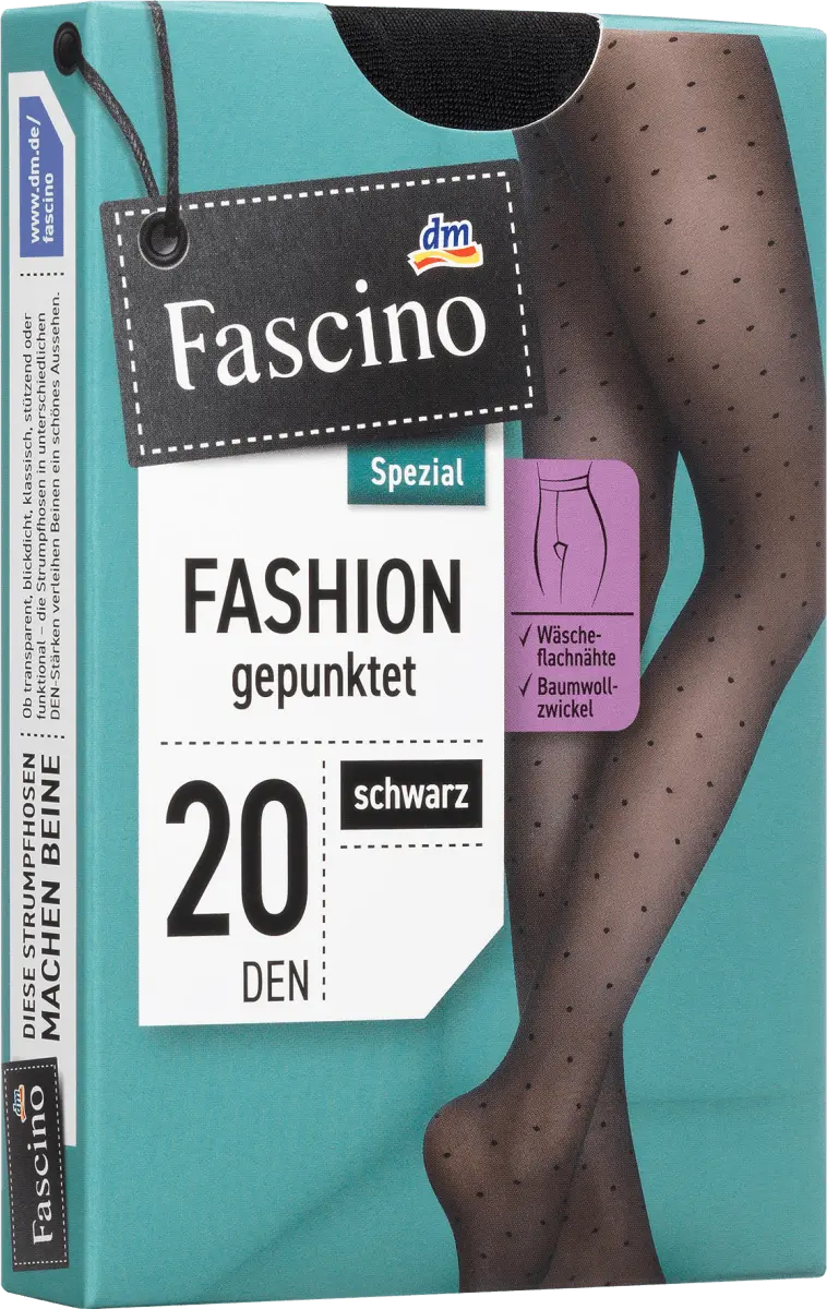 

Колготки в горошек черного размера. 50/52 20 ден 1шт. Fascino