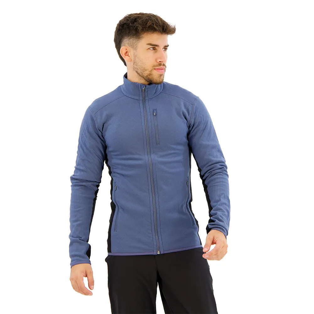 

Толстовка Icebreaker Descender full zip, синий