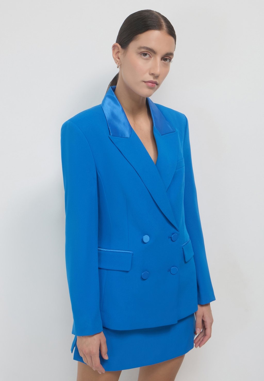 

Короткое пальто Calliope, цвет Blu Elettrico