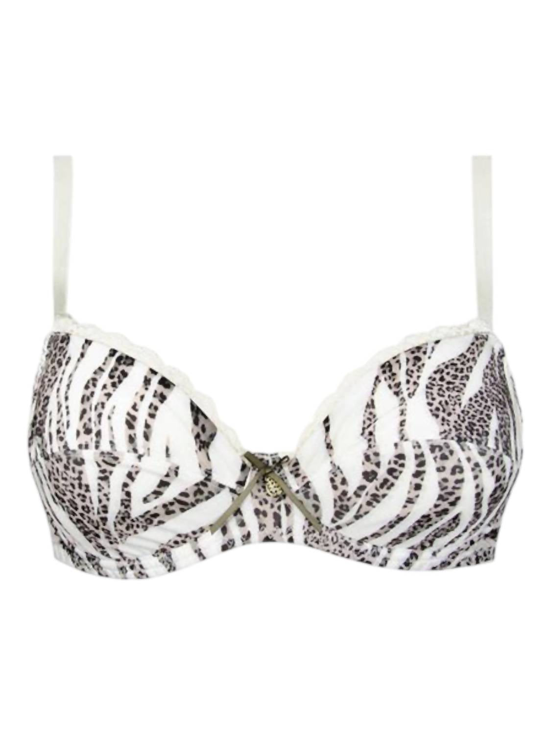 

Зебровый бюстгальтер-тюльпан Zebre Rebelle Antigel Boudoir de Filles, цвет zebra
