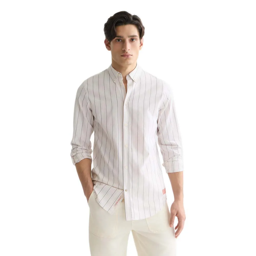 

Рубашка с длинным рукавом Scotch & Soda 182213, стандартного кроя, белый