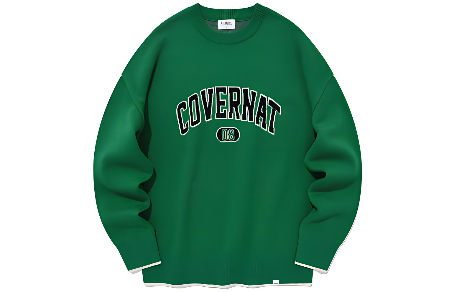 

COVERNAT Трикотажный свитер мужской зеленый