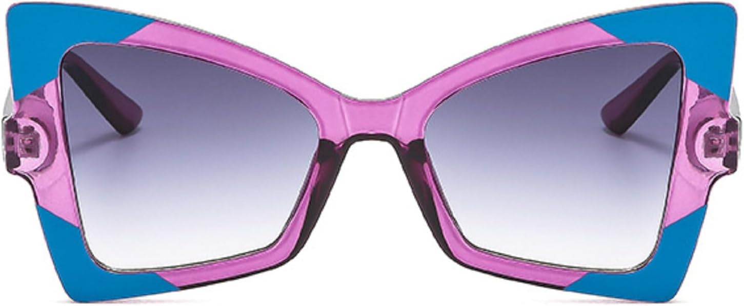 

Ретро-солнцезащитные очки «кошачий глаз», винтажные солнцезащитные очки в форме бабочки, яркие женские солнцезащитные очки, модные солнцезащитные очки для вечеринки mincl, Purple