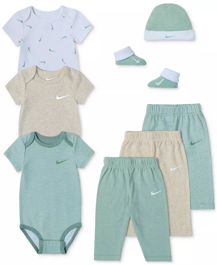 

Наборы боди, штанов и аксессуаров Baby Essentials Nike, коричневый