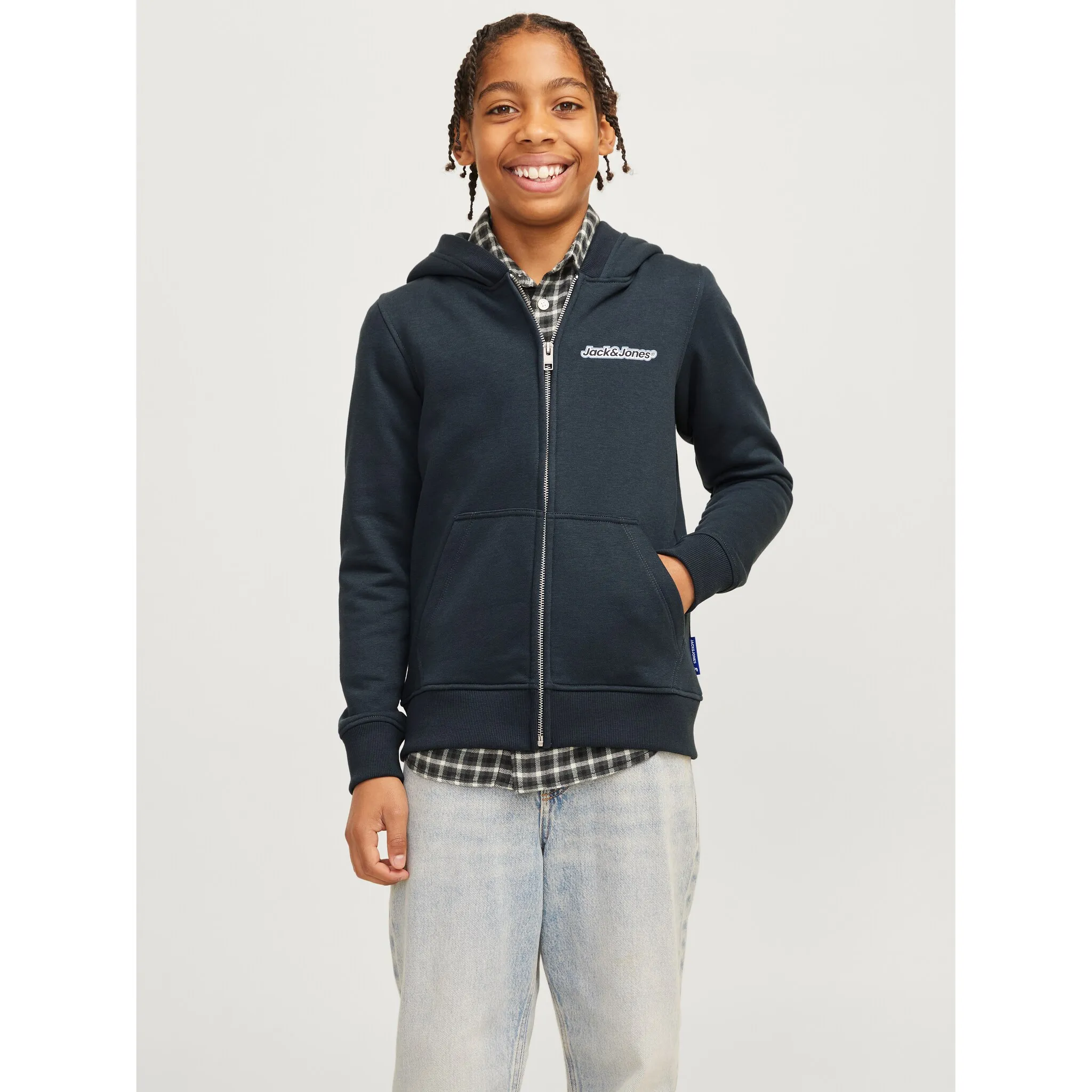 

Детская толстовка с капюшоном Jack & Jones «JORVESTERBRO NEWTON SWEATZIP HOOD BF JNR» Jack & Jones Junior, цвет Forest River