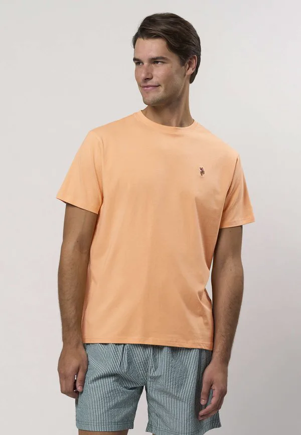 Базовая футболка umnord U.S. Polo Assn., Peach Cobbler