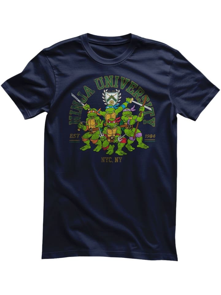 

Футболка Ninja University T-Shirt синего цвета Teenage Mutant Ninja Turtles, Синий, Футболка Ninja University T-Shirt синего цвета Teenage Mutant Ninja Turtles