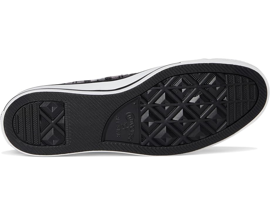 Кеды Converse Chuck Taylor All Star Plaid, цвет Black/Altitude Lilac/White — фото 3