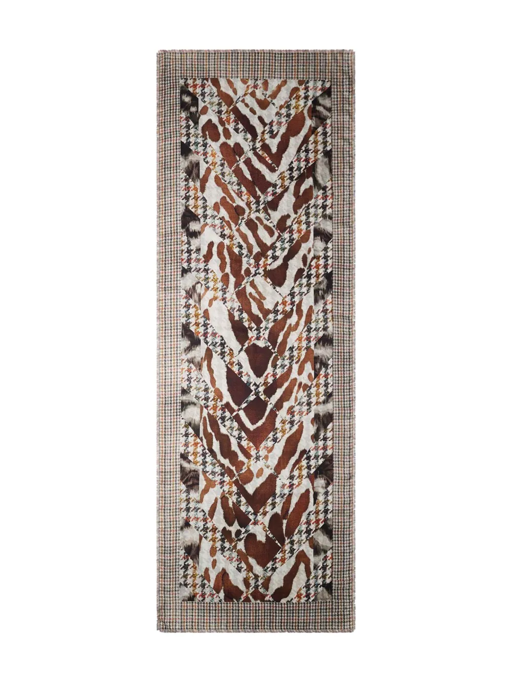 

Шарф с узором "гусиная лапка" Pierre-Louis Mascia, черный