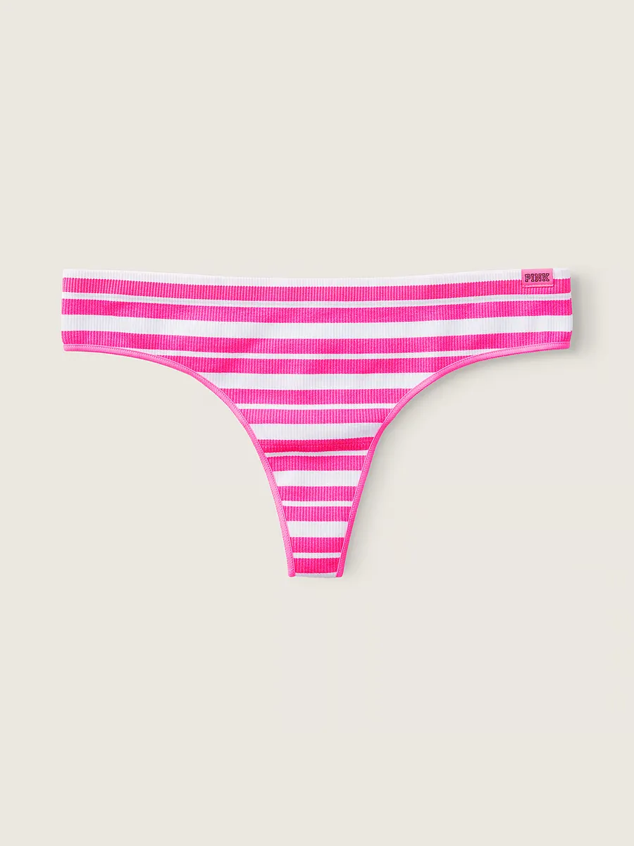

Бесшовные трусики-стринги Pink, розовый