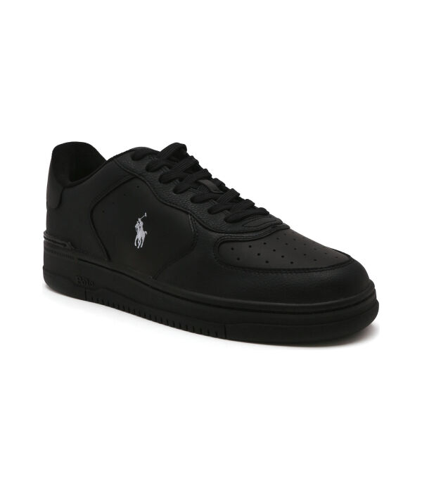 

Кроссовки мужские Polo Ralph Lauren кожаные с перфорацией, черный