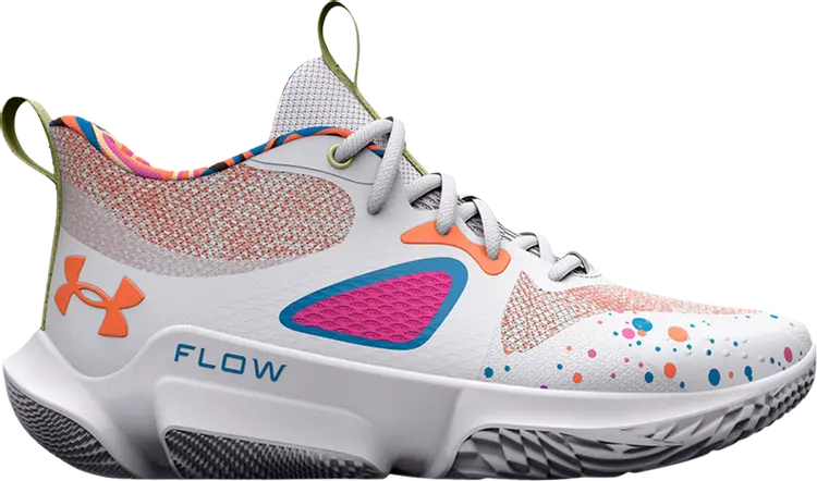 

Кроссовки Under Armour Wmns Flow Breakthru 3 LE Polka Dots, белый