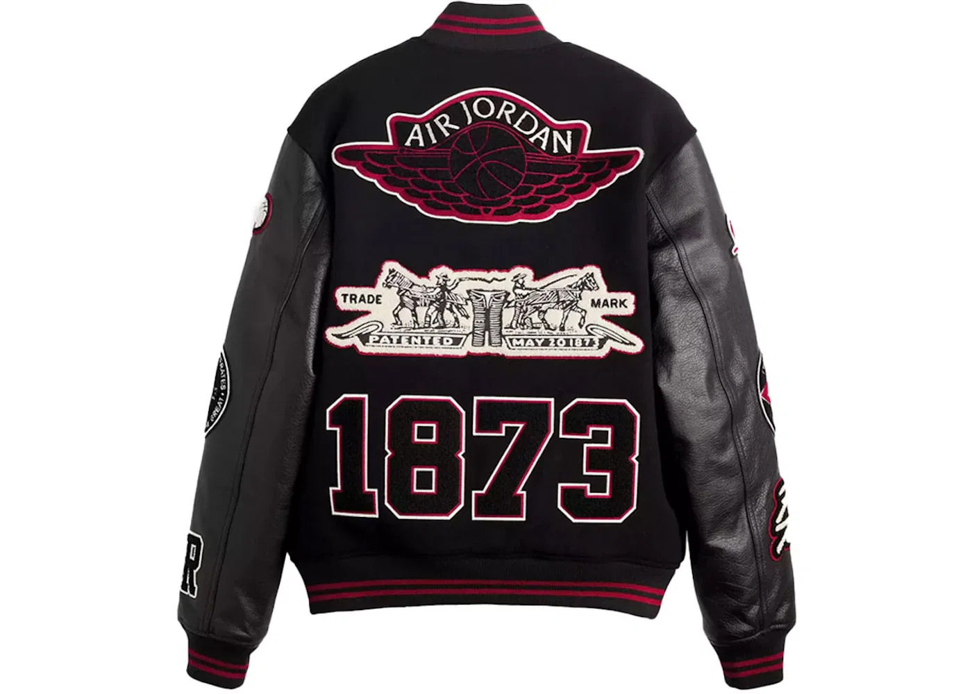 Мужская куртка-бомбер с длинным рукавом Jacket Nike, Black — фото 2