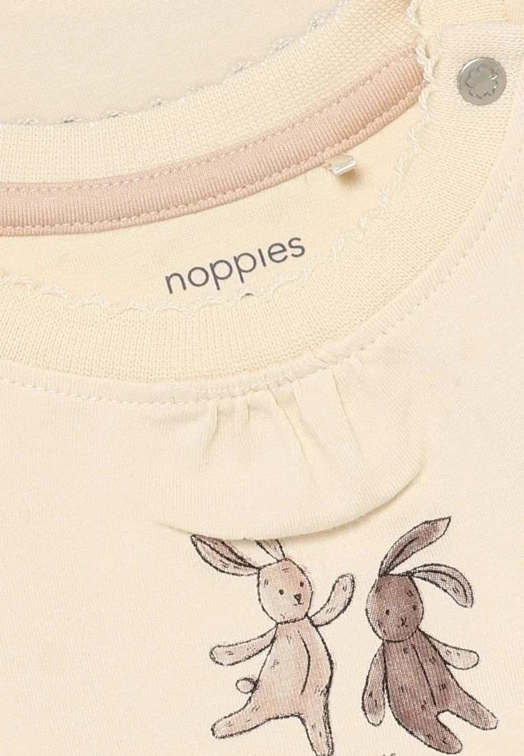 Футболка с длинными рукавами (Langarmshirt) Noppies, Buttercream — фото 3
