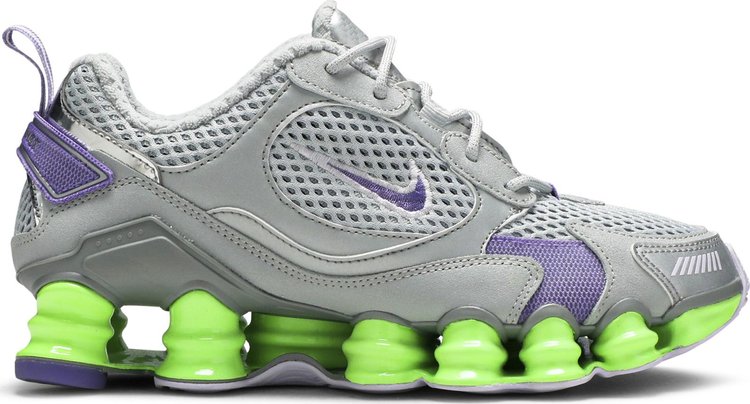 Кроссовки Nike Wmns Shox TL Nova 'Grey Neon', серый - фото