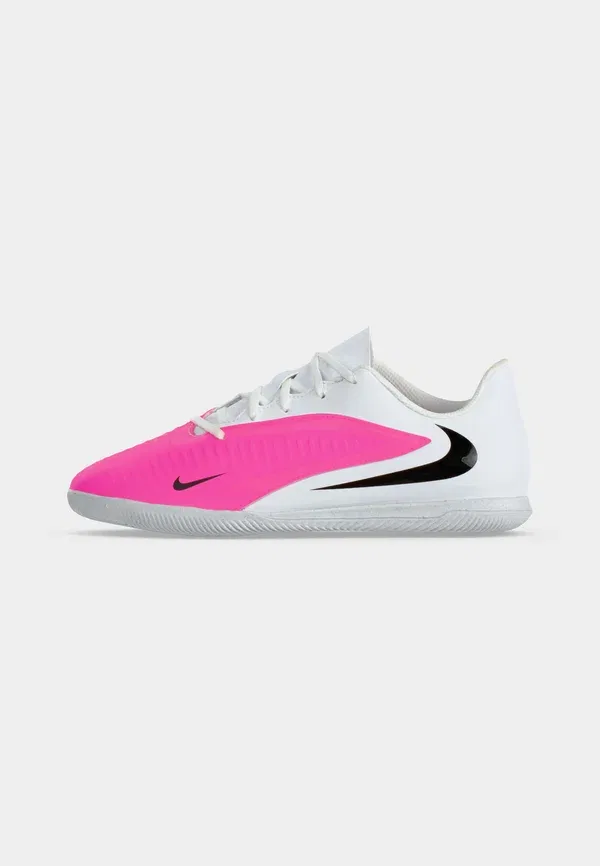 Кроссовки с усиленным каблуком Jr Phantom 6 Low Club IC Unisex Nike Performance, белый/черный/Hyper Pink — фото 2