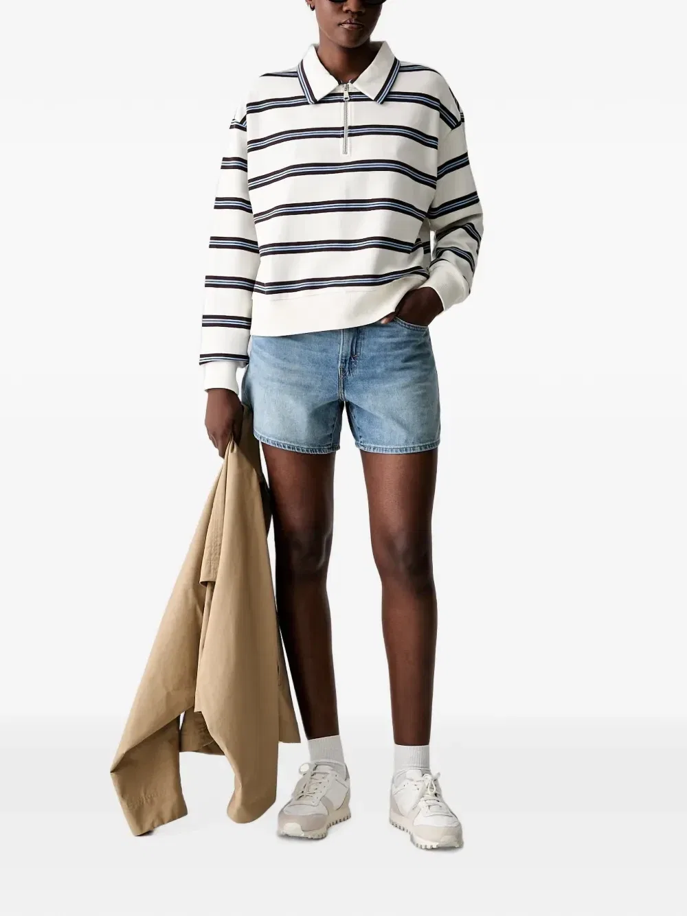 Джинсовые шорты с эффектом потертости Cinch Levi'S, синий — фото 2