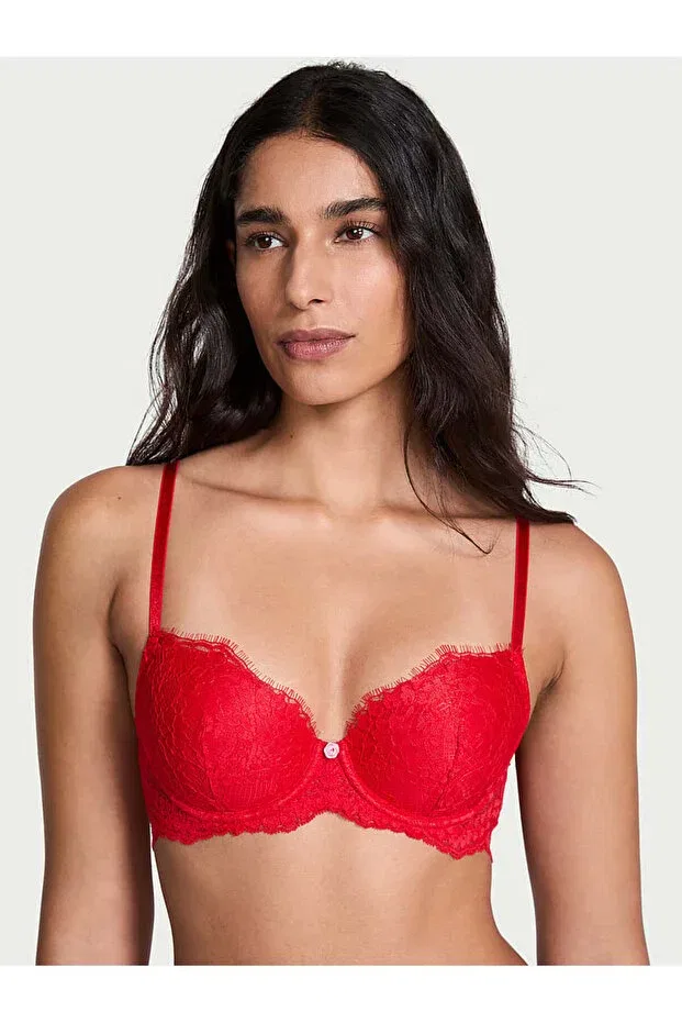 Женский бюстгальтер с кружевом Victoria'S Secret, Red