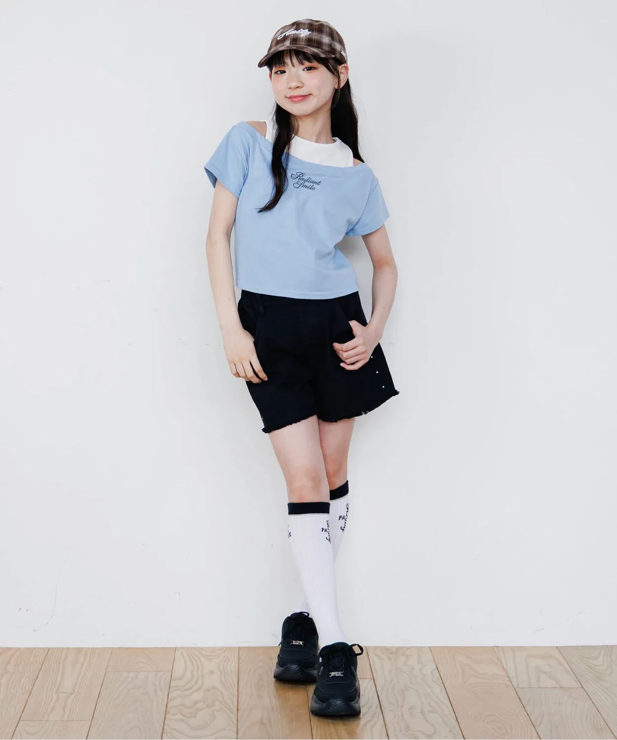 Детская футболка с длинным рукавомalgy, Black — фото 3