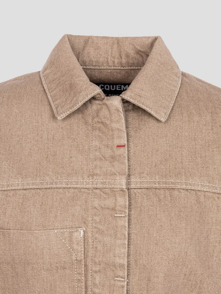 Жакет Cargo, Ovalo JACQUEMUS, Beige — фото 3