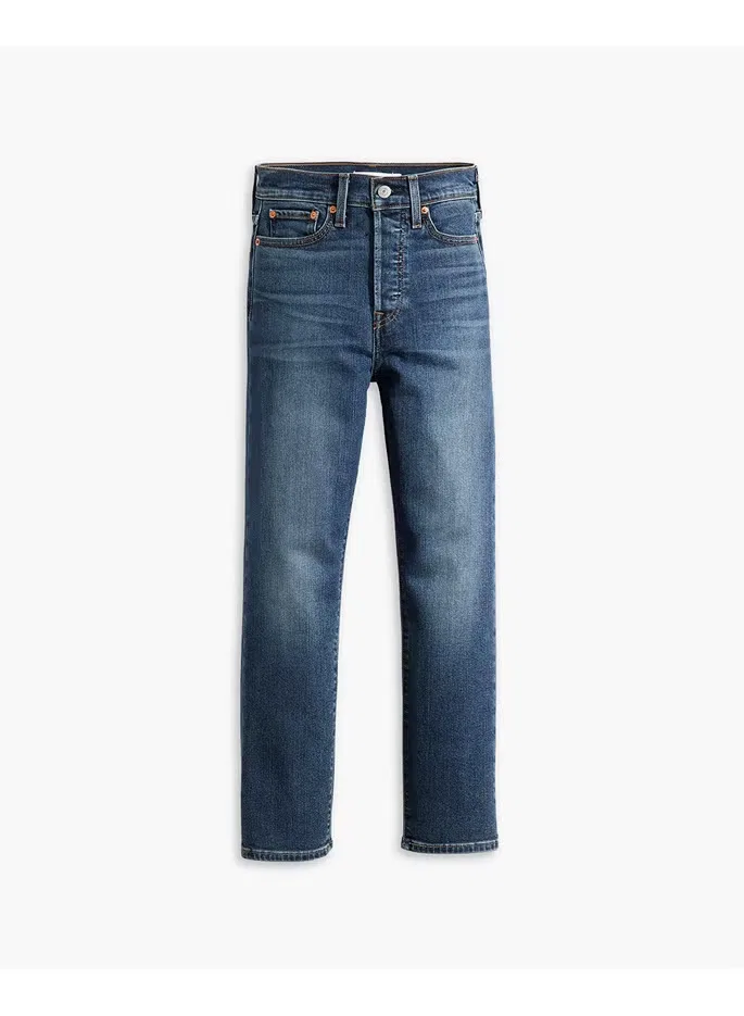 Джинсы прямые с эффектом подъема Wedgie Straight Fit Levi'S, темно-синий — фото 2
