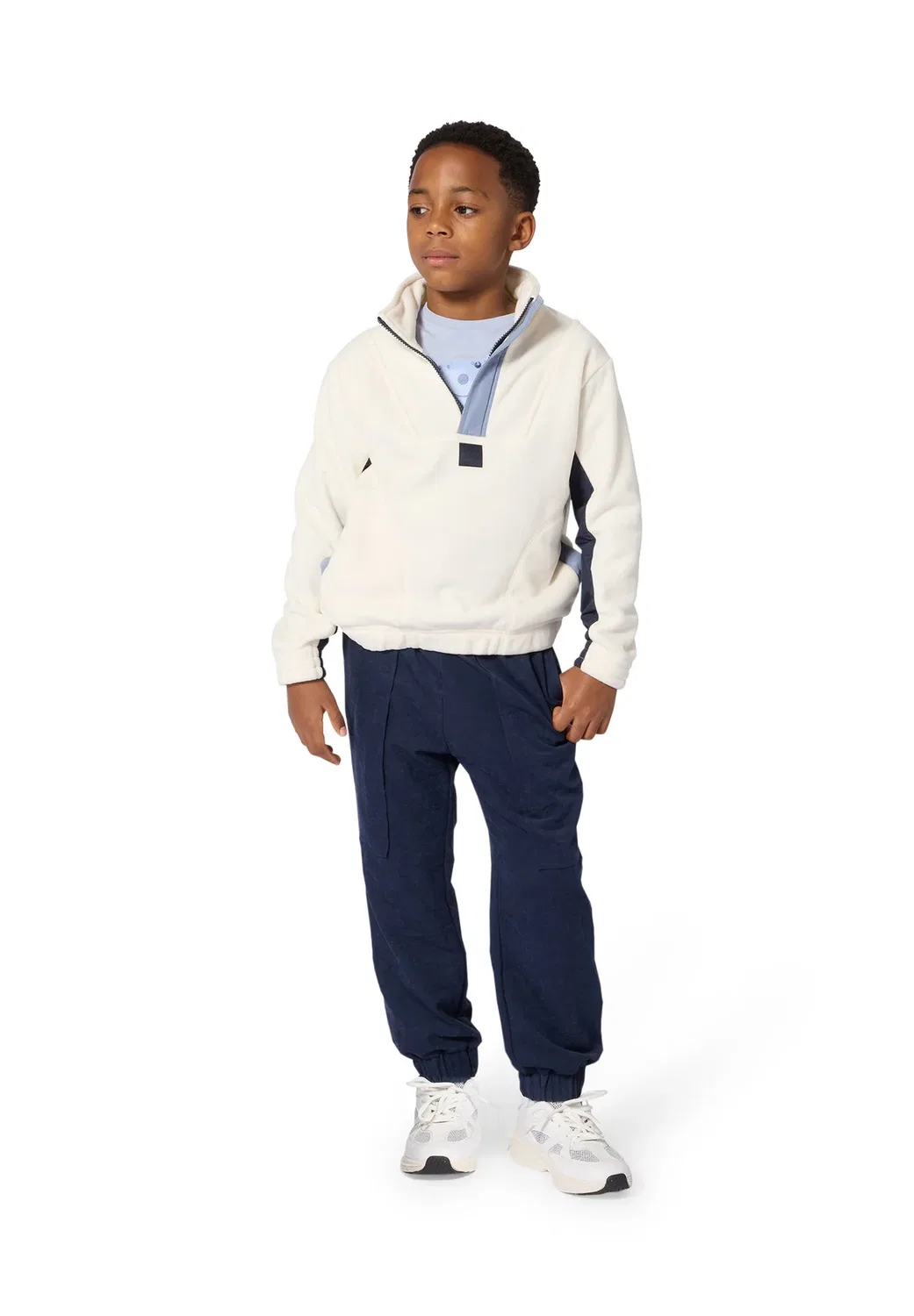 Детская/Подростковая толстовка - флисовый джемпер Boss Kidswear, Ivory