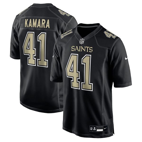 

Мужская футболка Alvin Kamara Carbon Black New Orleans Saints Nike
