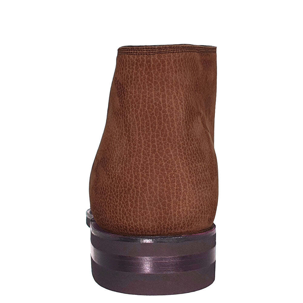 Bally Skiligny 6237887 Мужские коричневые ботинки дезерты из зерненой телячьей кожи, коричневый — фото 2