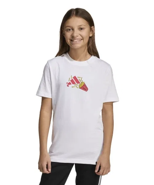 Детская футболка с принтом Food Pack Graphic Junior Adidas, Black — фото 3