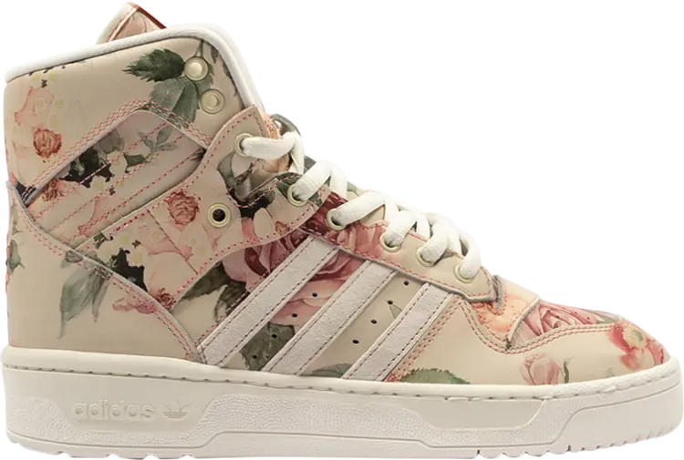 

Кроссовки Adidas Eric Emanuel x Rivalry Hi OG 'Floral', розовый