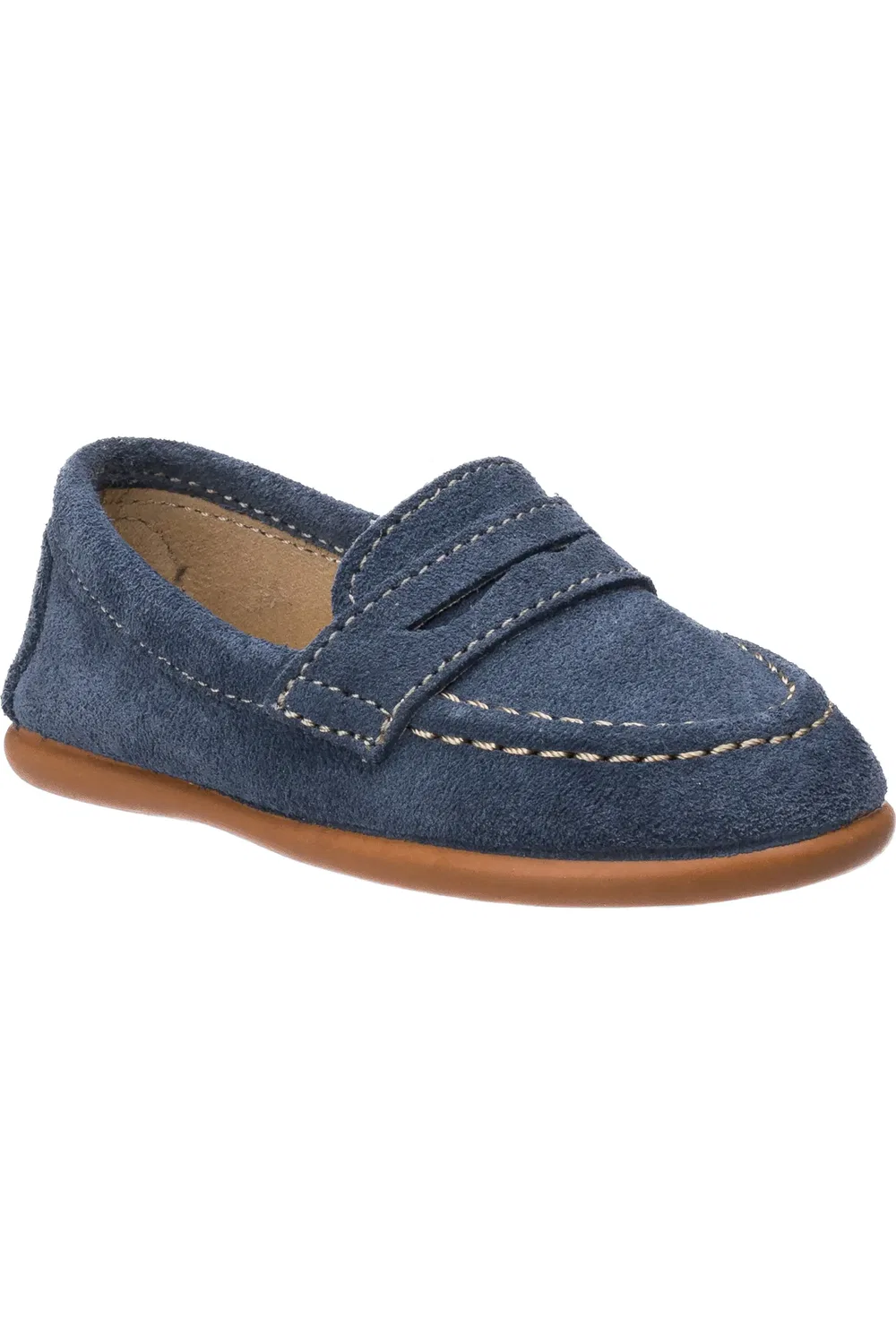Детские туфли лоферы на плоской подошве Kids' Penny Loafer Elephantito, Denim