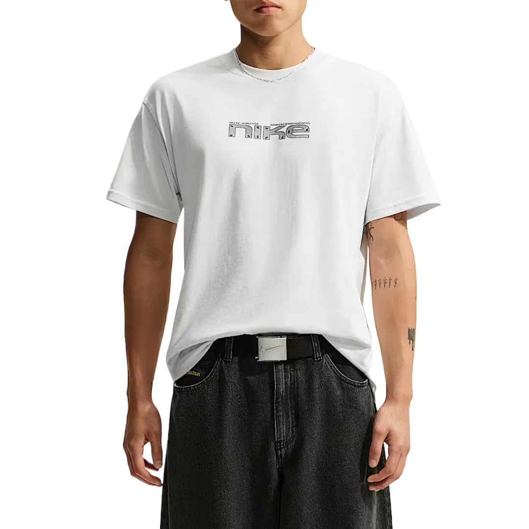 Мужская футболка с круглым вырезом Sportswear Nike, Ecru