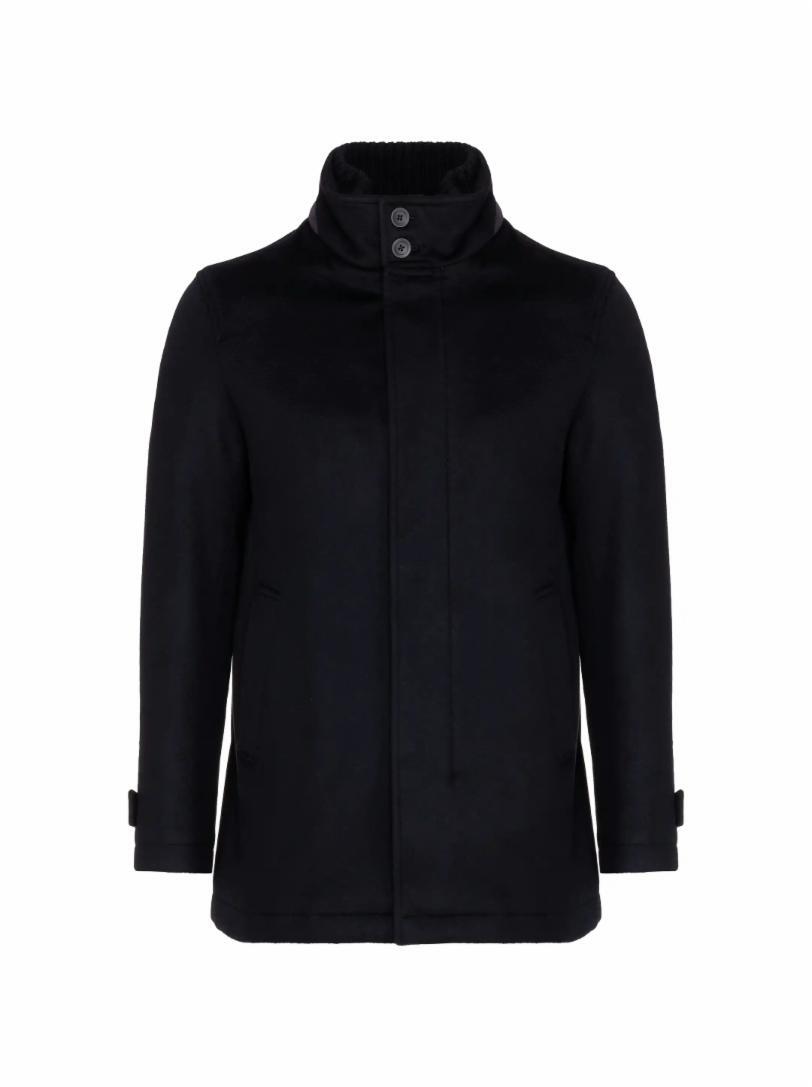 

Укороченное кашемировое пальто Herno, Черный, Укороченное кашемировое пальто Herno