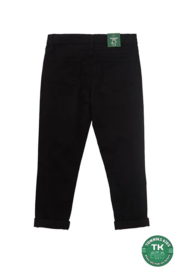 Детские брюки для девочек классические Tommiks Kids, Black — фото 2
