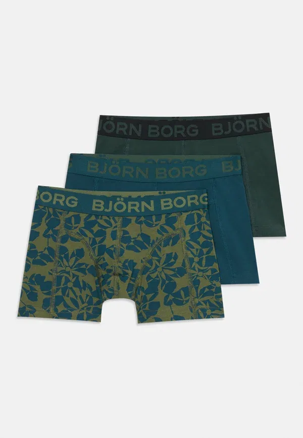 Боксеры 3 шт Bjorn Borg, черный/темно-зеленый